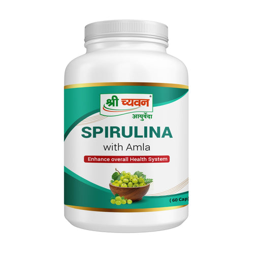 Consume 1 Spirulina Amla Capsule, twice a day, before meals or as directed by your physician
