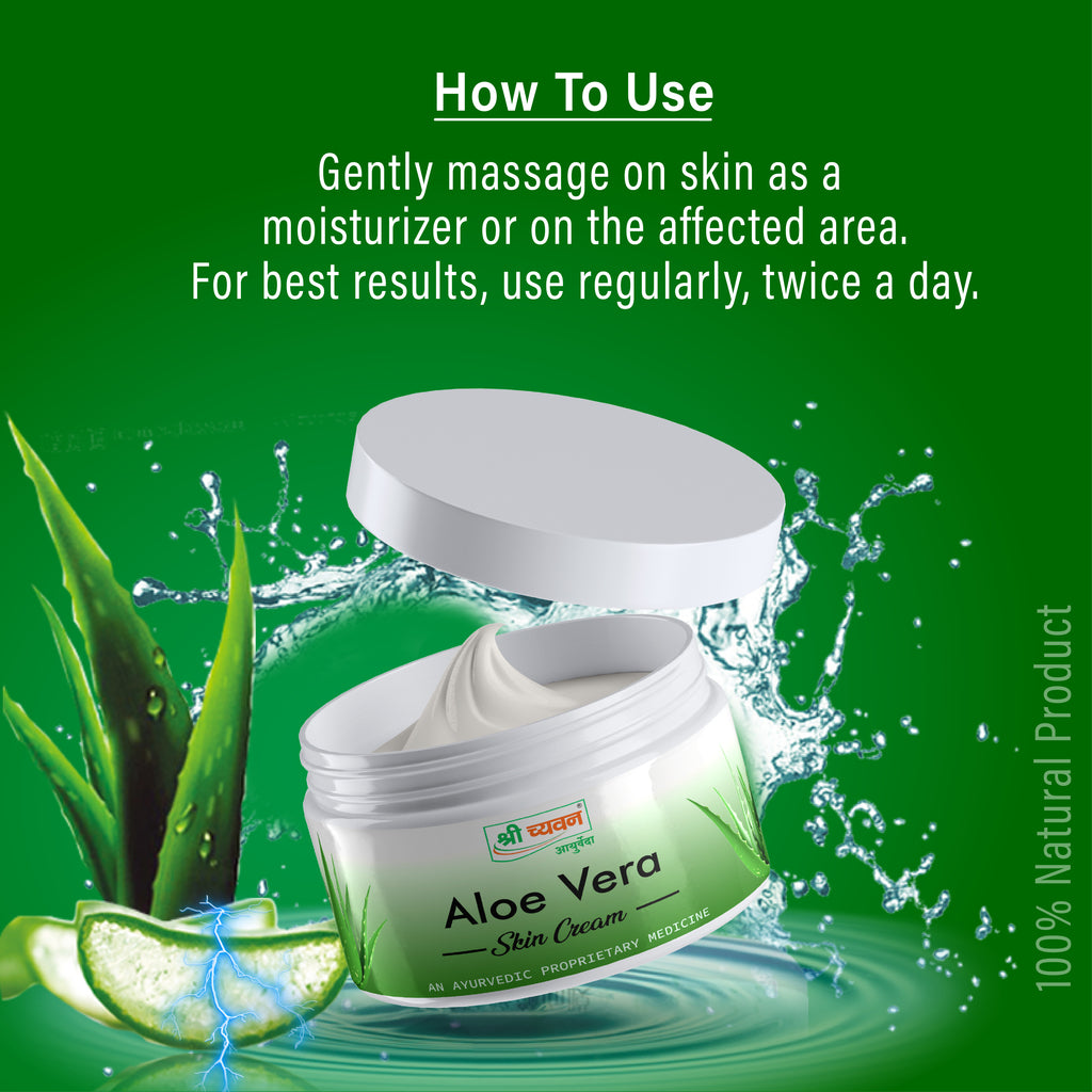 Aloe vera cream for rediant and bright skin