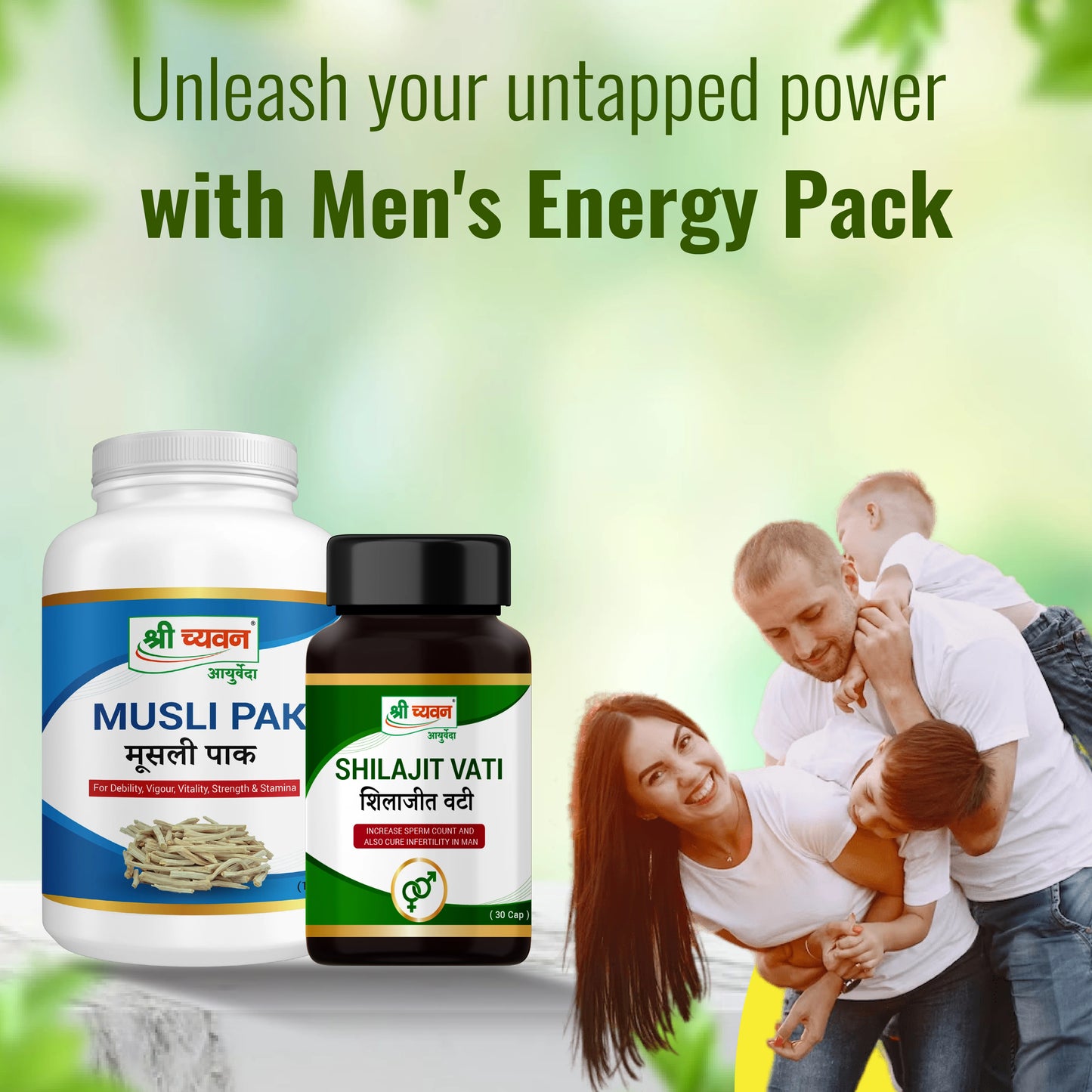 Mens Energy pack for Stamina