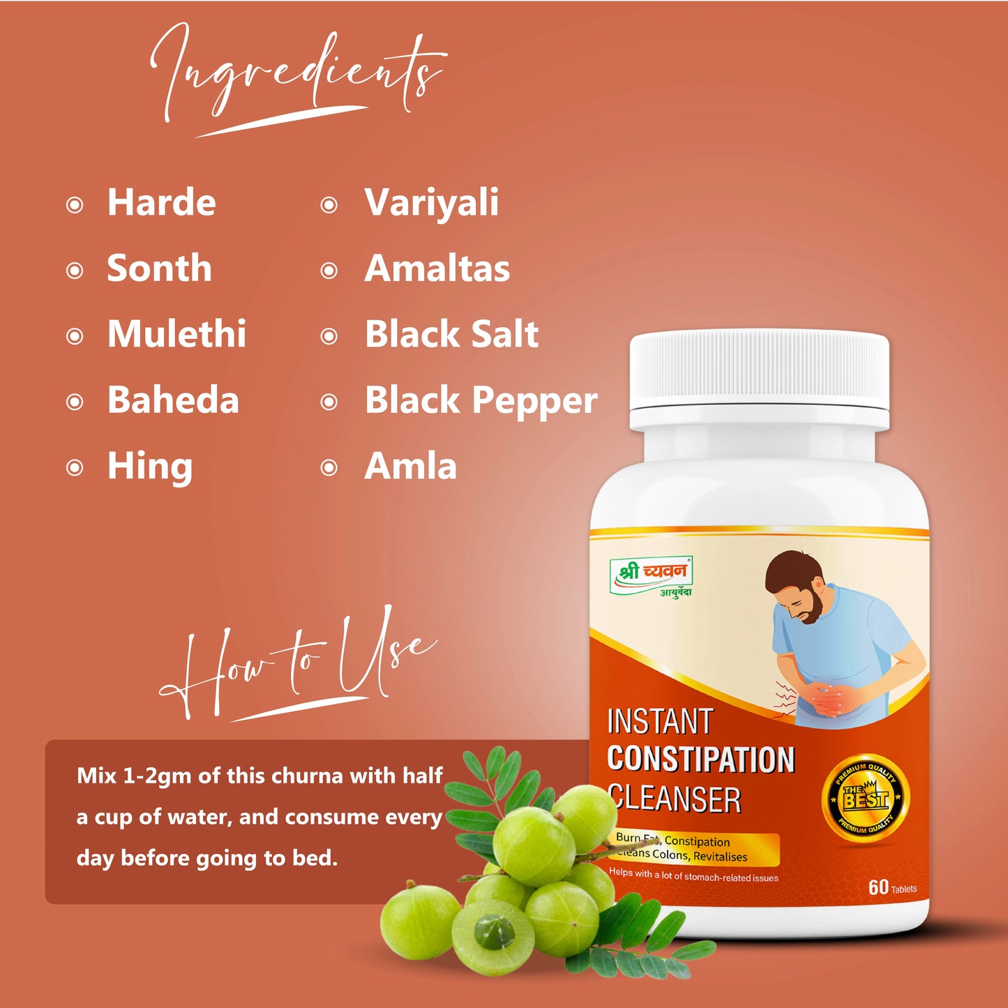 remedy for severe constipation