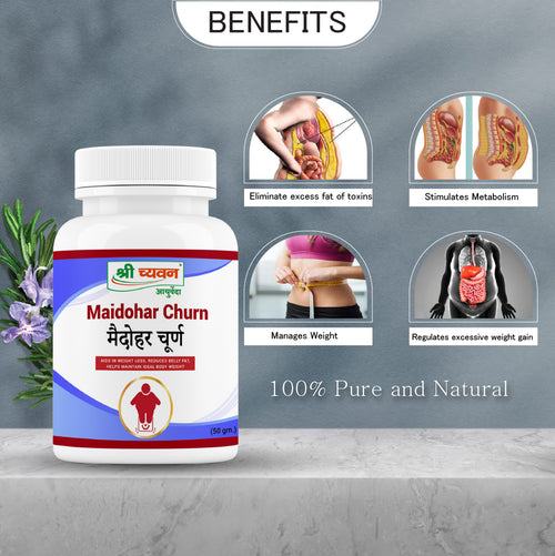 Fat burning ayurvedic medicine - Maidohar Churn