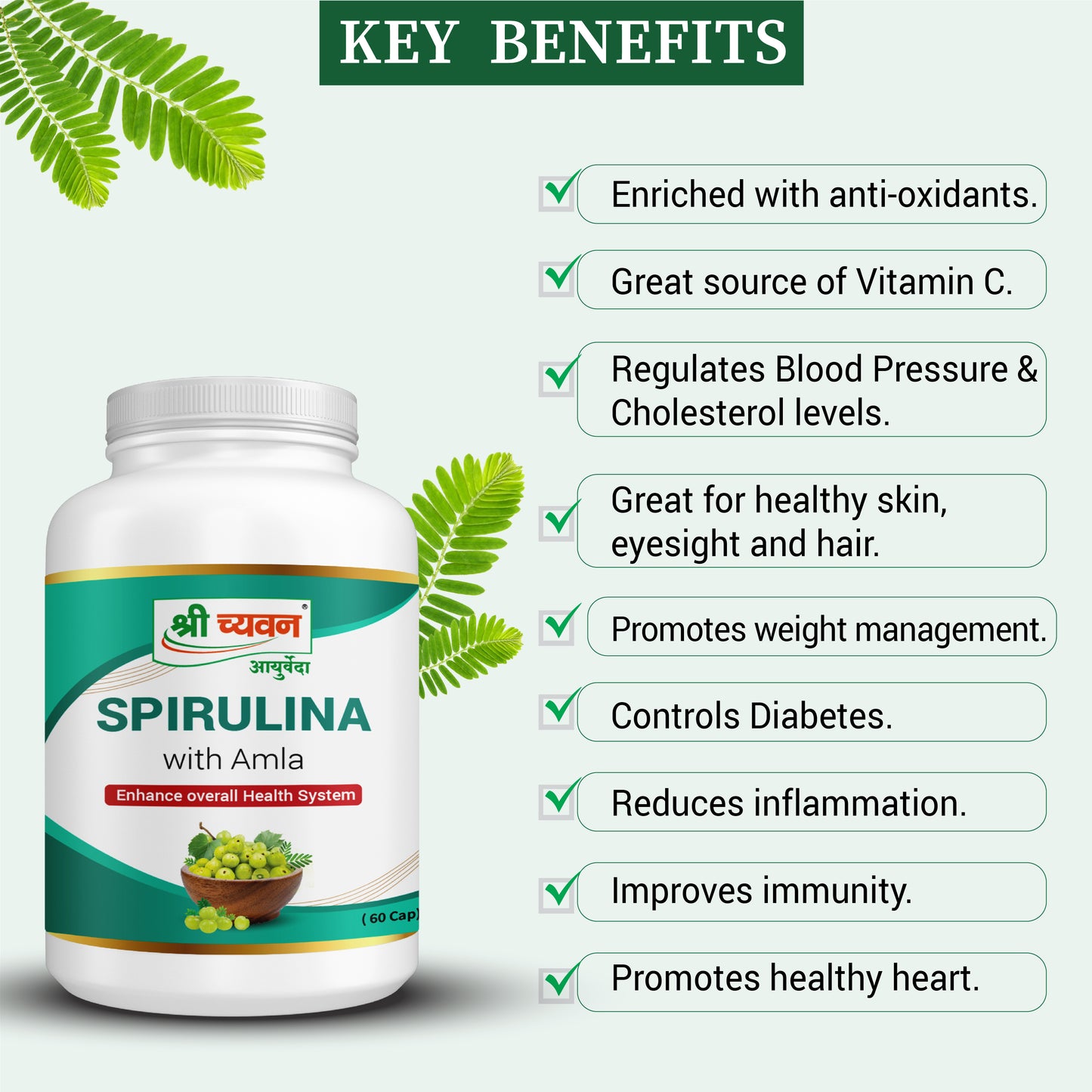 Spirulina Capsule Amla Benefits