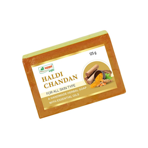 Herbal Haldi Chandan Soap  || A handmade Natural & Pure soap with Essentials Oil