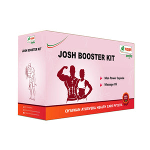 Josh Booster Kit | Ayurvedic Men Power Capsule + Massage Oil for Strength, Stamina & Energy | Desi Sex Power Medicine for Men’s Health