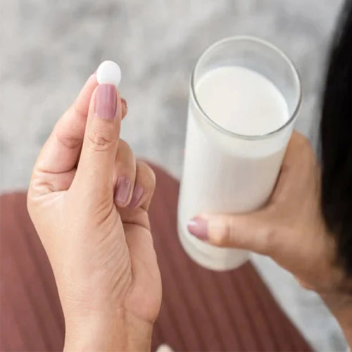 Consume 1-2 tablets with warm milk or water