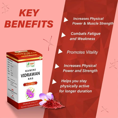 Kamini Vidrawan Ras Benefits