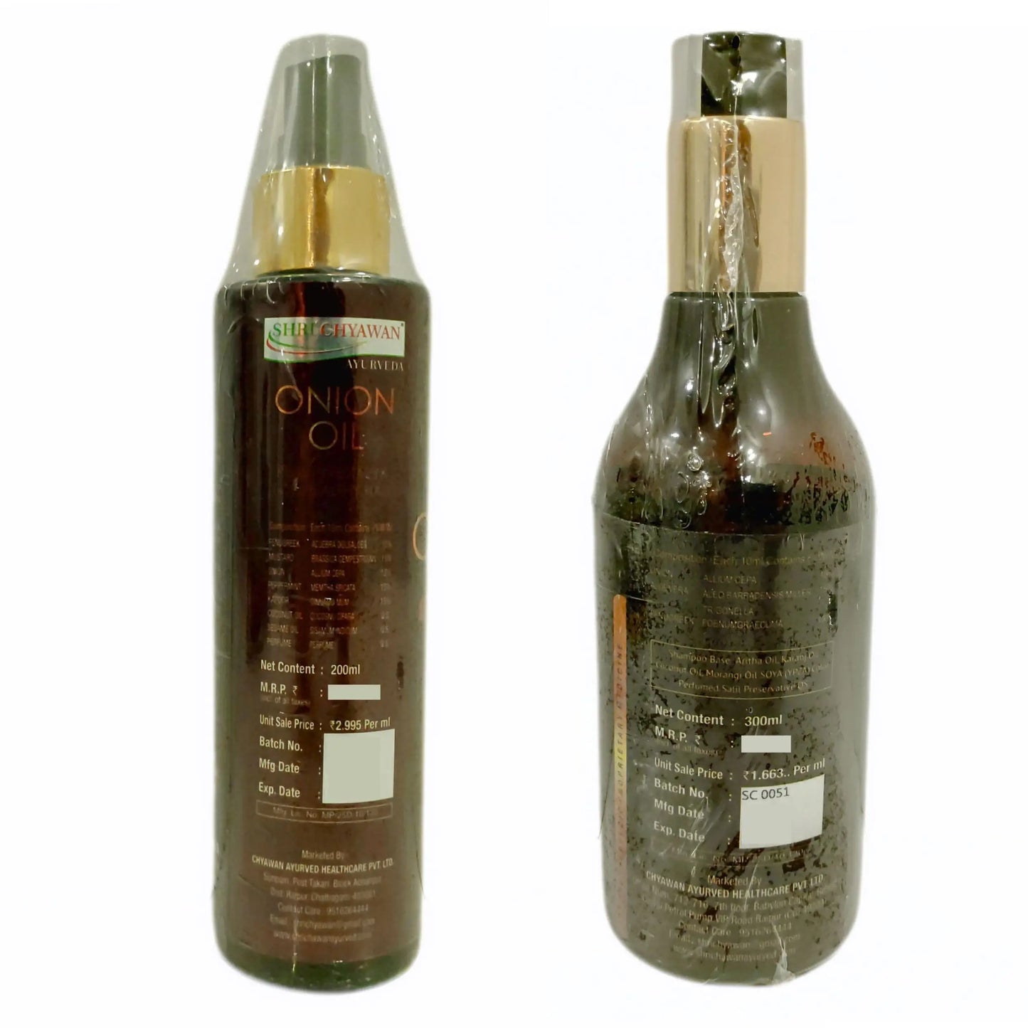 Onion Hair Oil and Shampoo for Hair Growth & Hair Fall