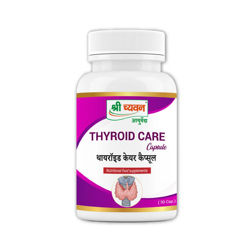  Consume 1 Thyroid Capsule, twice a day, morning and evening before and post meals respectively. For best results, use this capsule for 6-12 months.