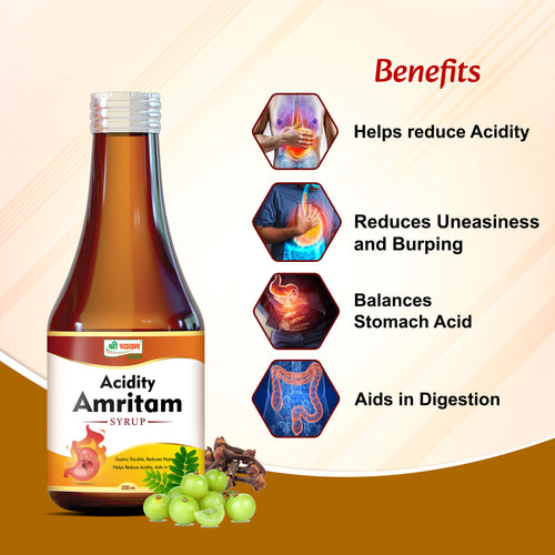 Ayurvedic Syrup for Acidity - Acidity Amritam Syrup