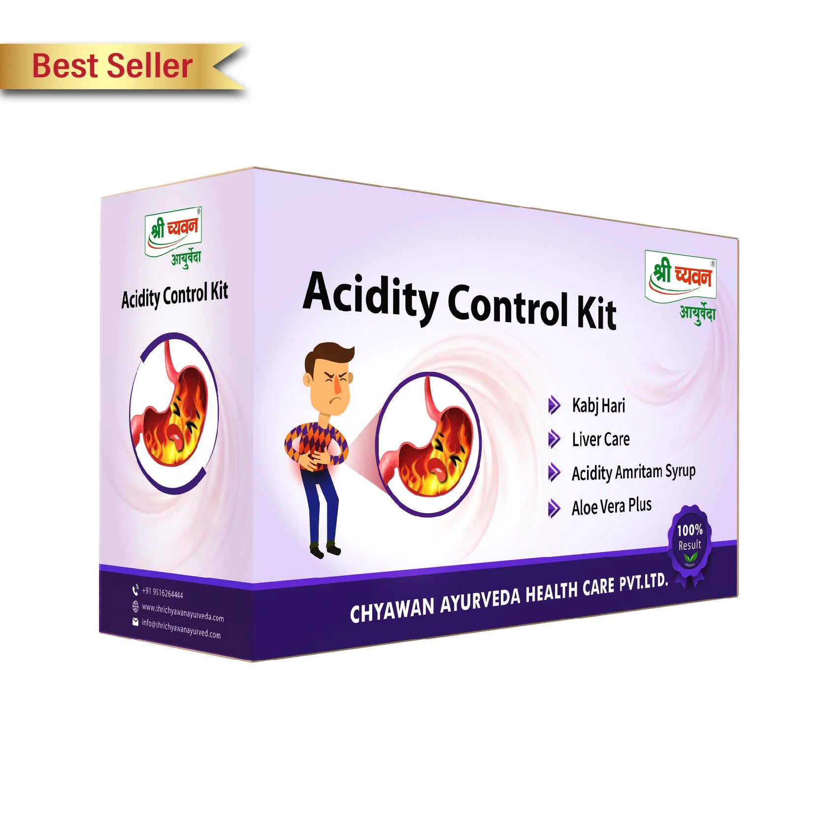 Acidity care kit for acidity treatment