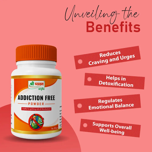 Ayurvedic Medicine for Alcohol Addiction - Addiction Free Powder