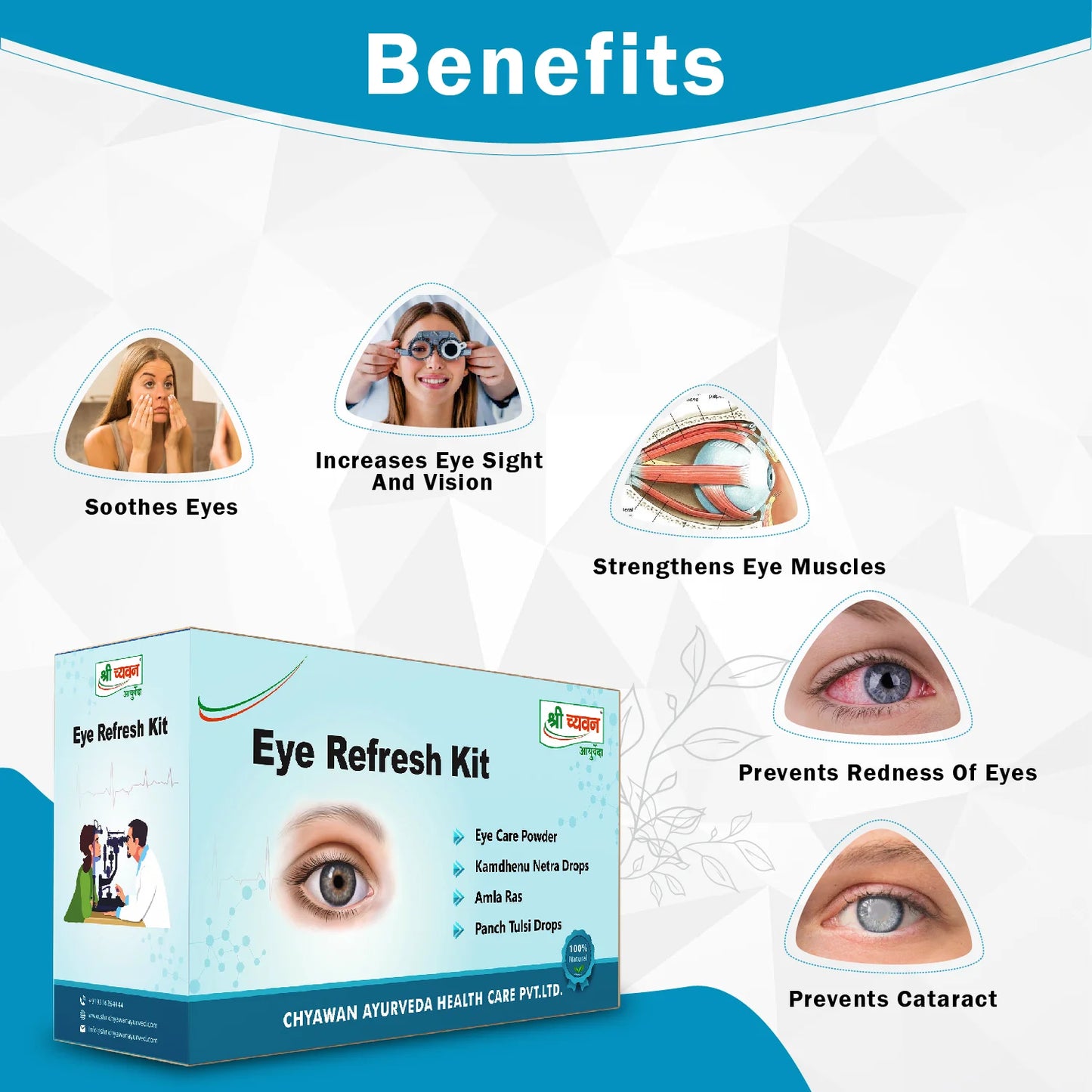 Ayurvedic Medicine for Eye - Eye Refresh Kit