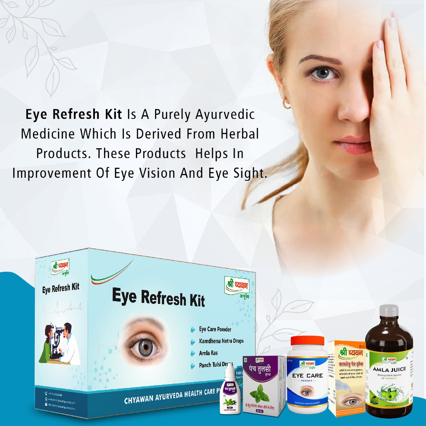 Eye refresh kit for Eye care