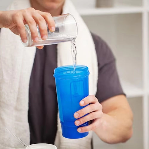 Take 300ml Water in glass or shaker