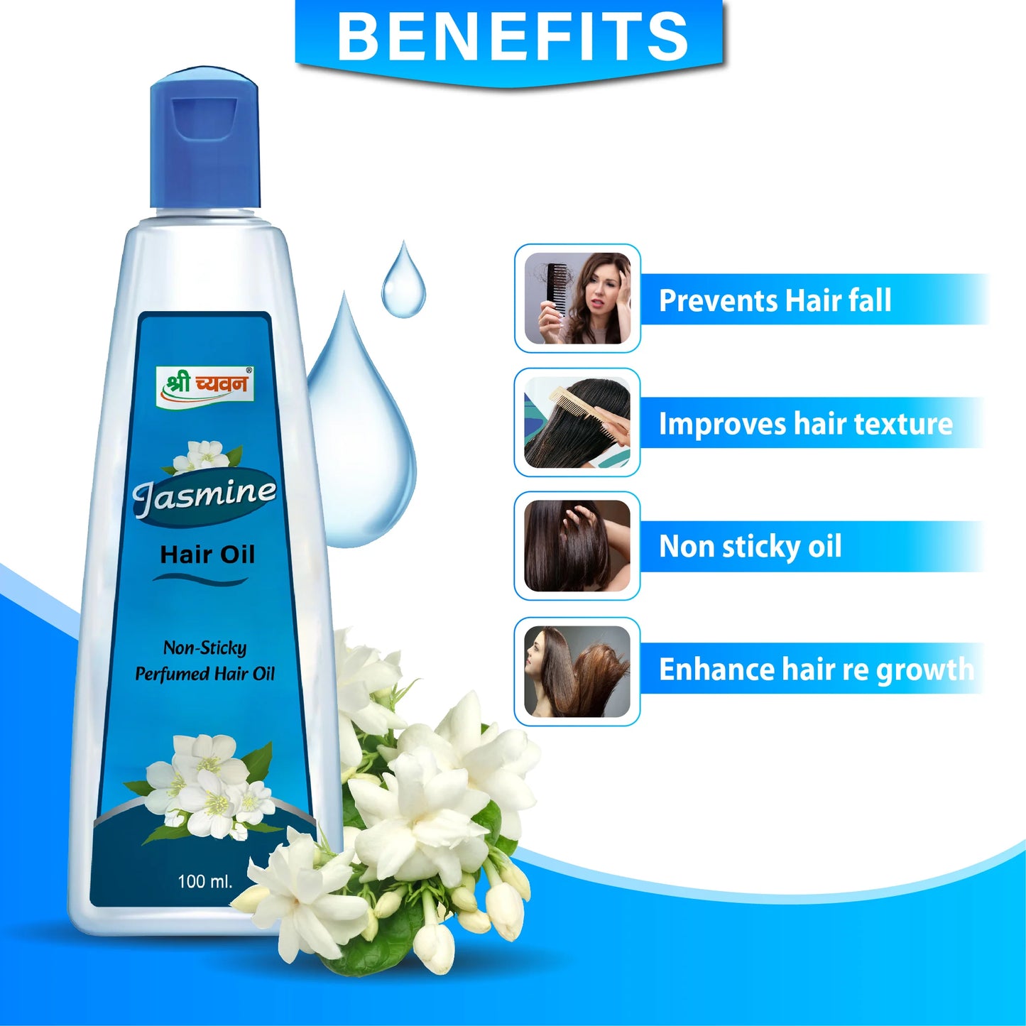 JASMINE HAIR OIL for long hair