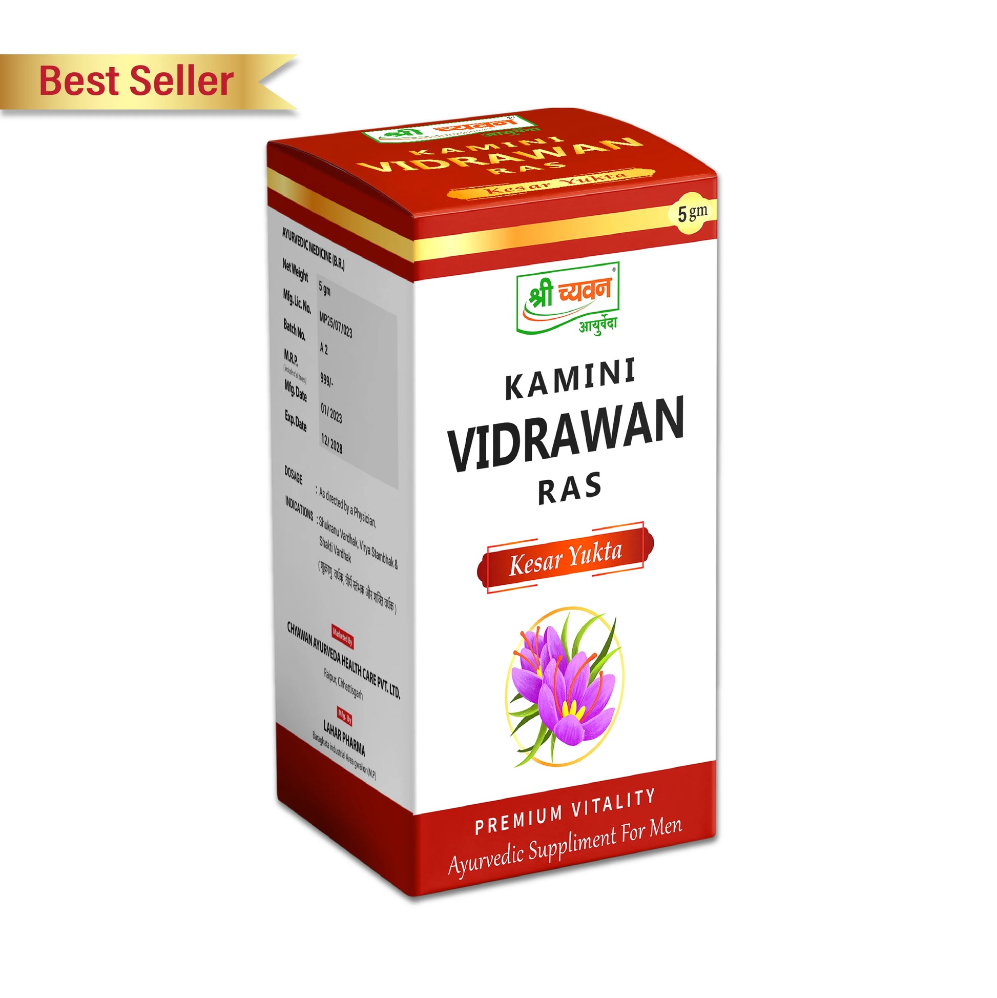 Kamini Vidrawan Ras for Stress relief