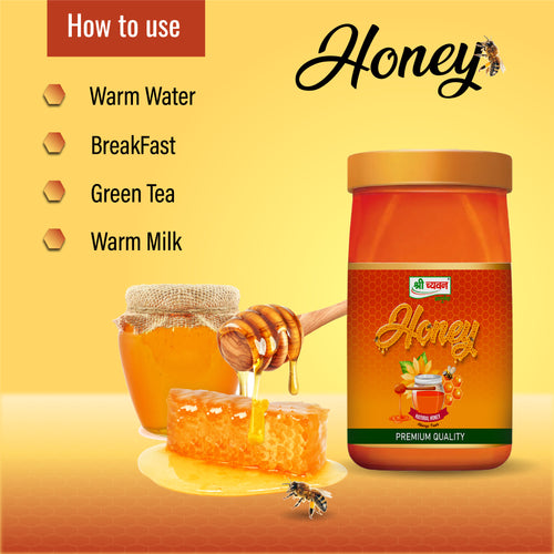 Pure and Natural Honey - (500 GMS) 100% Organic