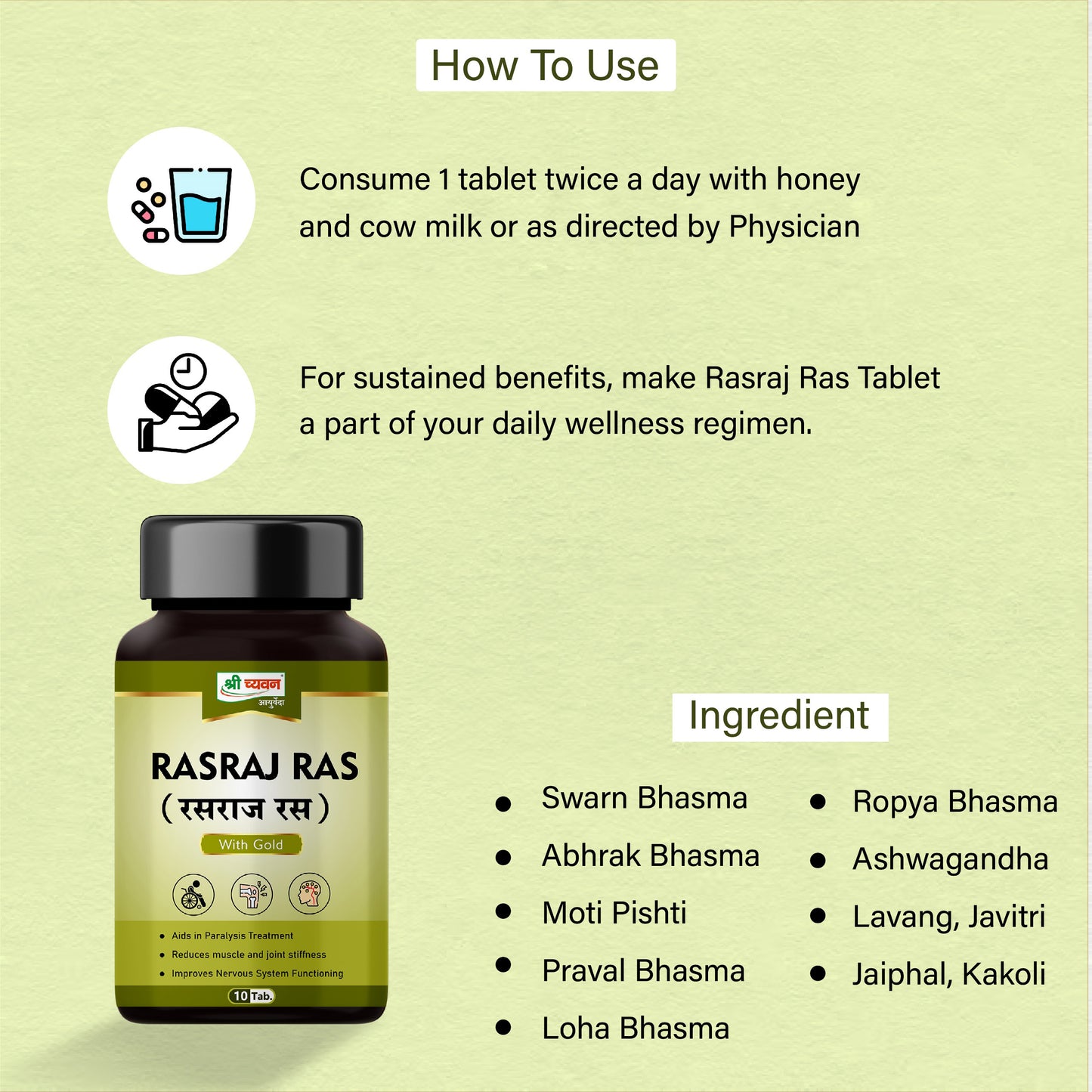 Rasraj ras Ingredients