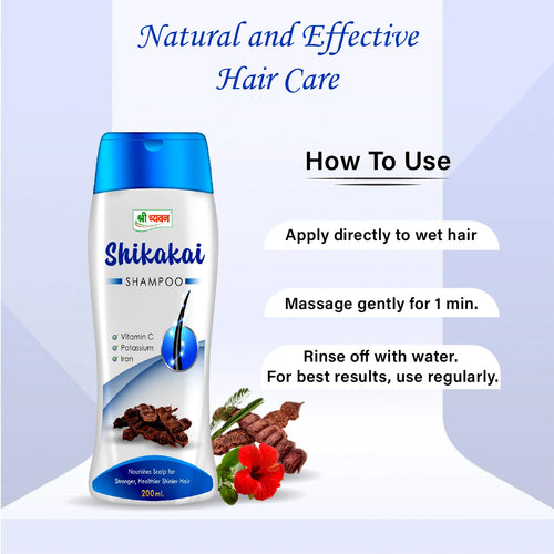 Shikakai Shampoo for Hair Growth