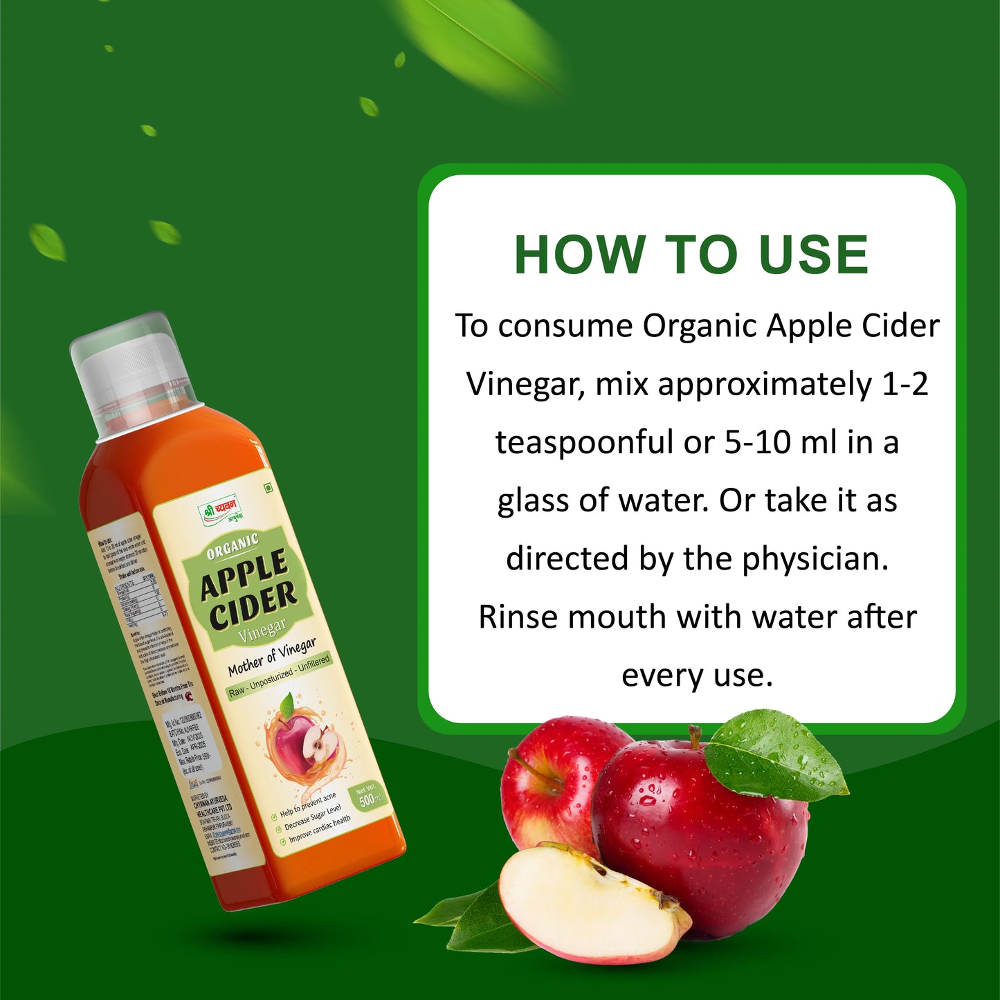 apple cider vinegar uses 