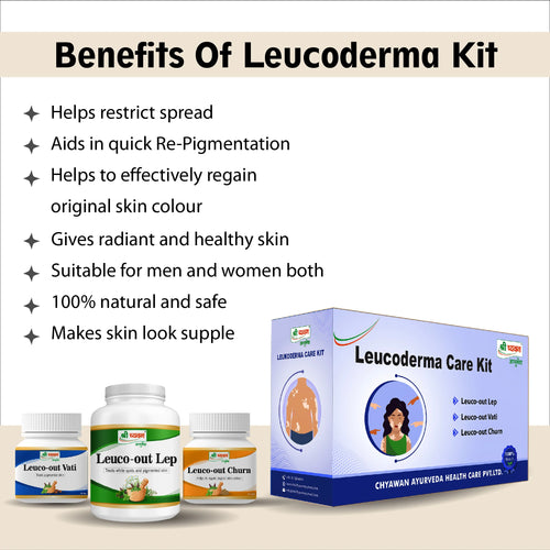Ayurvedic Medicine for Vitiligo - Leucoderma Care Kit