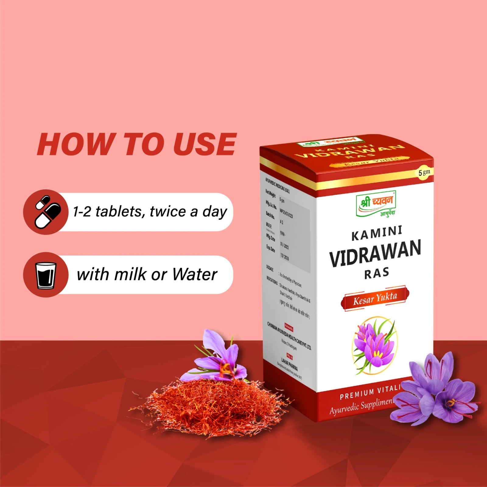 Kamini Vidrawan Ras BenefitsKamini Vidrawan Ras Tabletuses