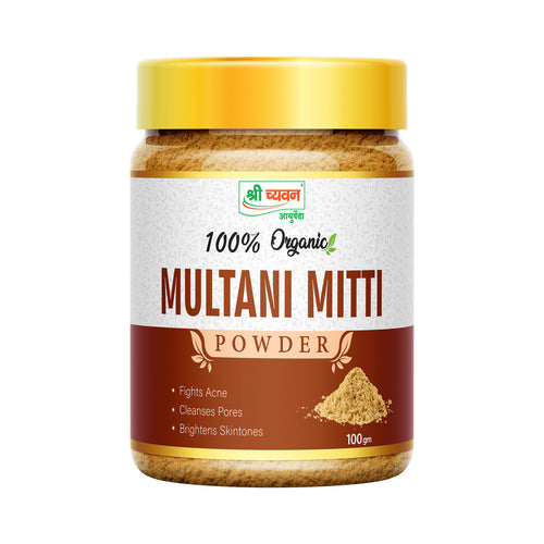 Take the Multani Mitti Powder in a bowl and add rosewater or water while stirring until you get a smooth paste.  Apply the paste evenly and let it dry for about 15-20 minutes. Rinse it off with lukewarm water. Pat your face dry and apply moisturizer.