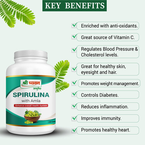 Spirulina Capsule with Amla