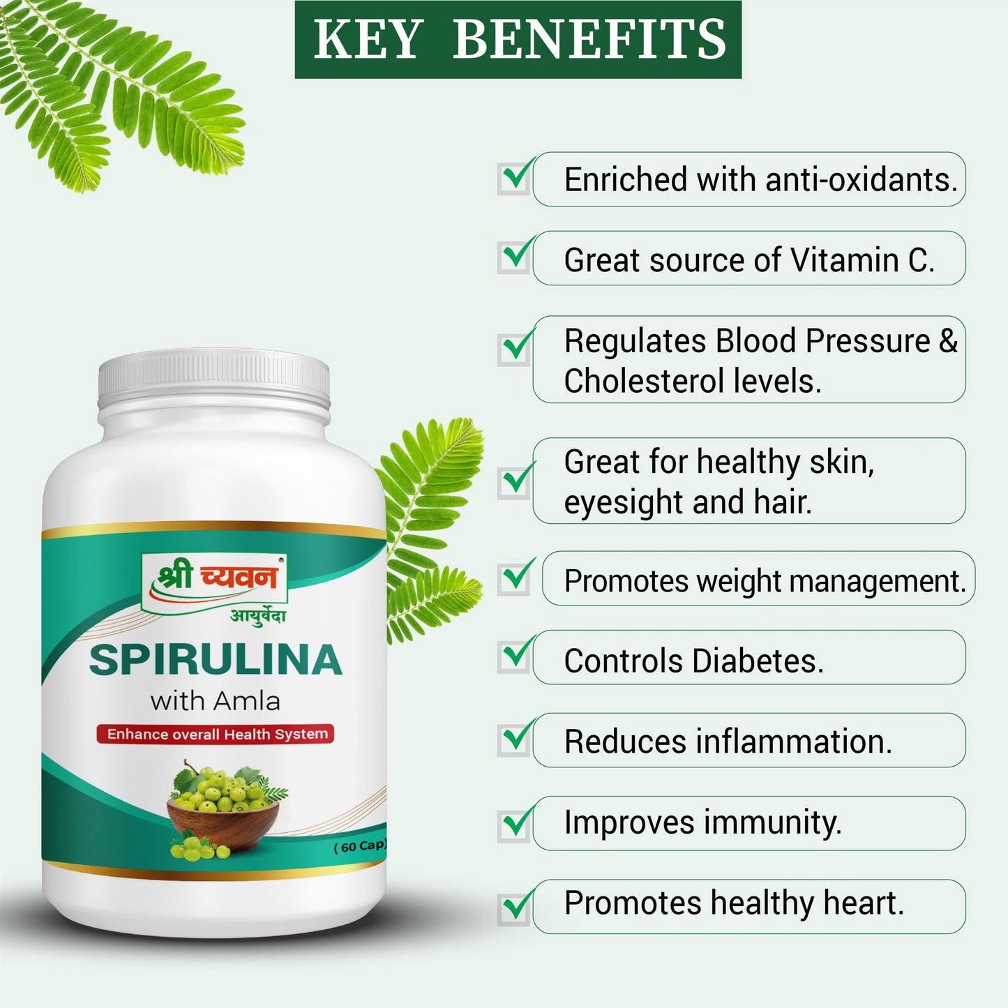 Spirulina Capsules Amla Benefits