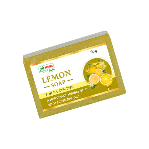 Shrichyawan Herbal Lemon Soap Jar of 125 GM
