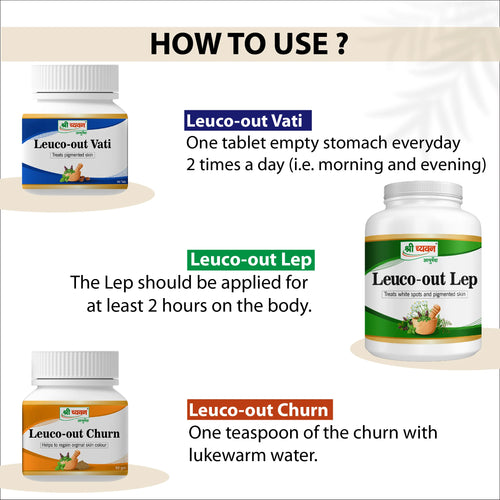 Ayurvedic Medicine for Vitiligo - Leucoderma Care Kit