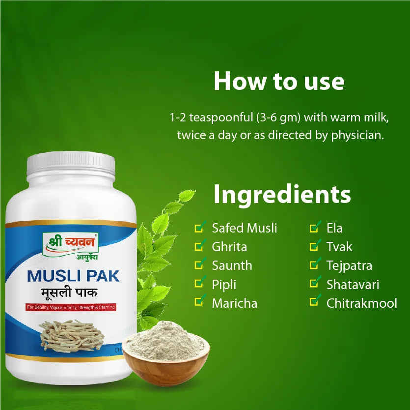 Musli Pak Powder Uses