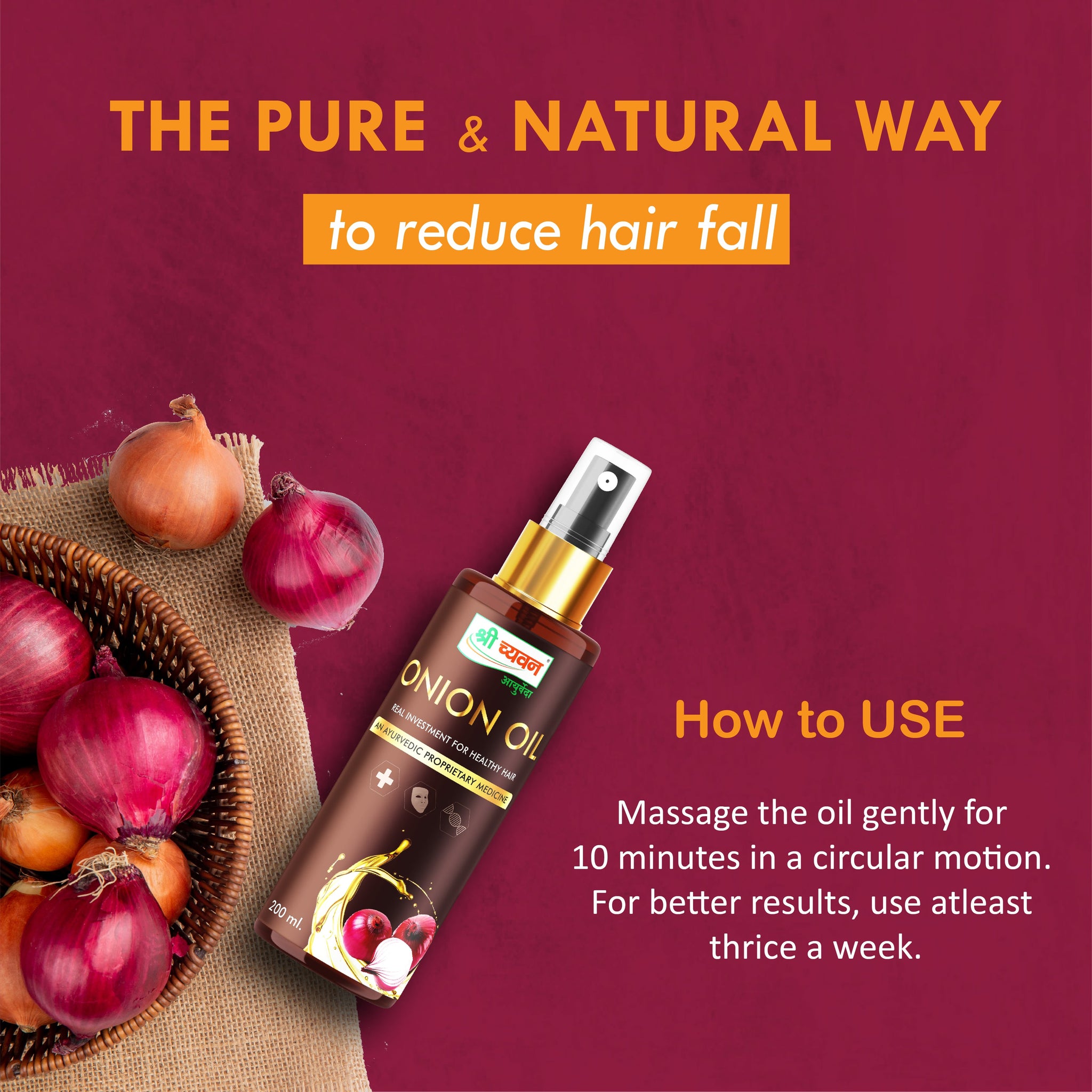 Onion oil for hair growth Onion Oil