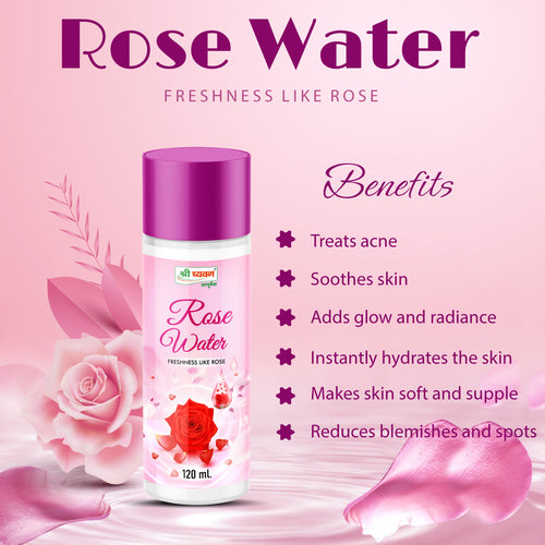 Rose water on sale for acne