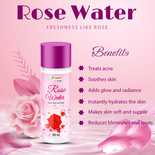 Organic and Pure Rose Water
